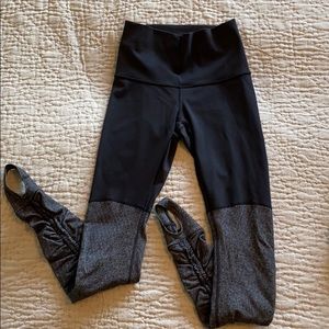 Lululemon high waisted stirrup leggings
